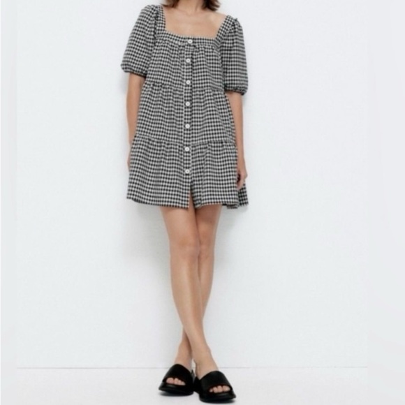 Zara Gingham Dress - Picture 3 of 3